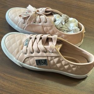 Guess Pink Quilted Sneakers